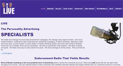 Desktop Screenshot of livespecialists.com